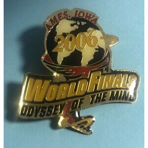 2006 AMES,IOWA Odyssey  Of The Mind ,World Finals Pin